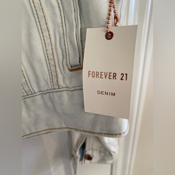 Light Washed Distressed Jean Jacket | NWT - Picture 5 of 9